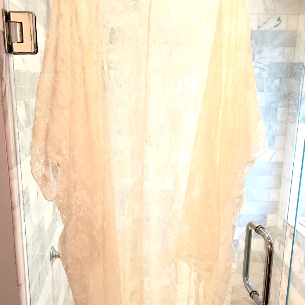 Arabella Lace cape coverup 3x